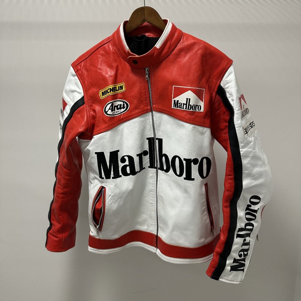 Vintage Marlboro Men's leather jacket